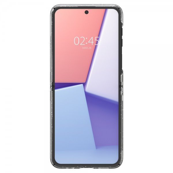 Spigen Samsung Galaxy Z Flip 4 Deksel Air Skin Glitter Crystal Quartz
