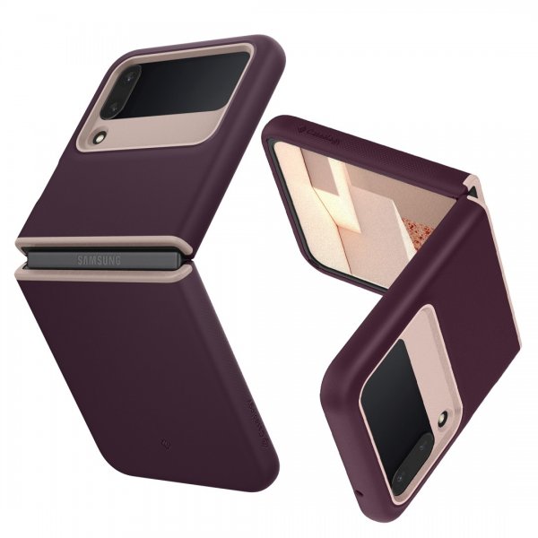 Caseology Samsung Galaxy Z Flip 4 Deksel Nano Pop Burgundy Bean