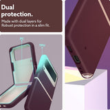 Caseology Samsung Galaxy Z Flip 4 Deksel Nano Pop Burgundy Bean