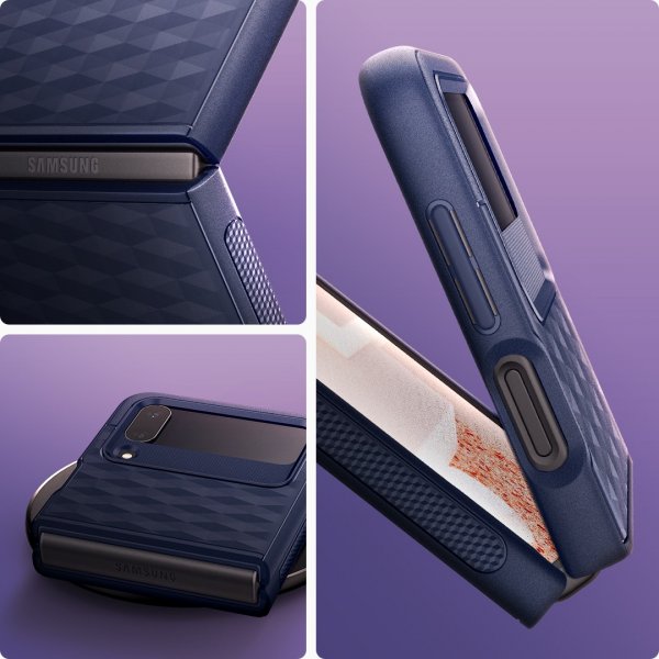 Caseology Samsung Galaxy Z Flip 4 Deksel Parallax Midnight Blue