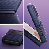Caseology Samsung Galaxy Z Flip 4 Deksel Parallax Midnight Blue