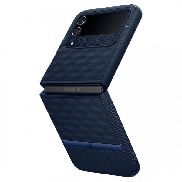 Caseology Samsung Galaxy Z Flip 4 Deksel Parallax Midnight Blue