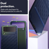 Caseology Samsung Galaxy Z Flip 4 Deksel Parallax Midnight Blue