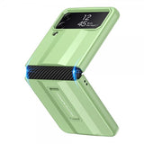GKK Samsung Galaxy Z Flip 4 Deksel Super Car Series Grønn