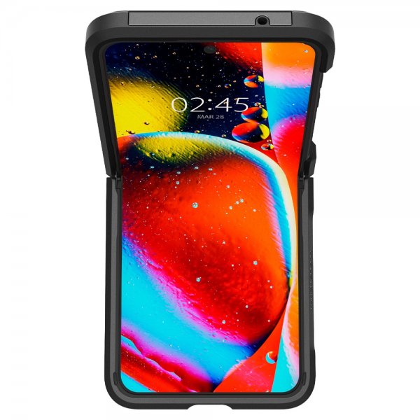 Spigen Samsung Galaxy Z Flip 4 Deksel Tough Armor Svart