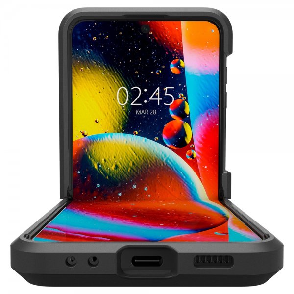 Spigen Samsung Galaxy Z Flip 4 Deksel Tough Armor Svart