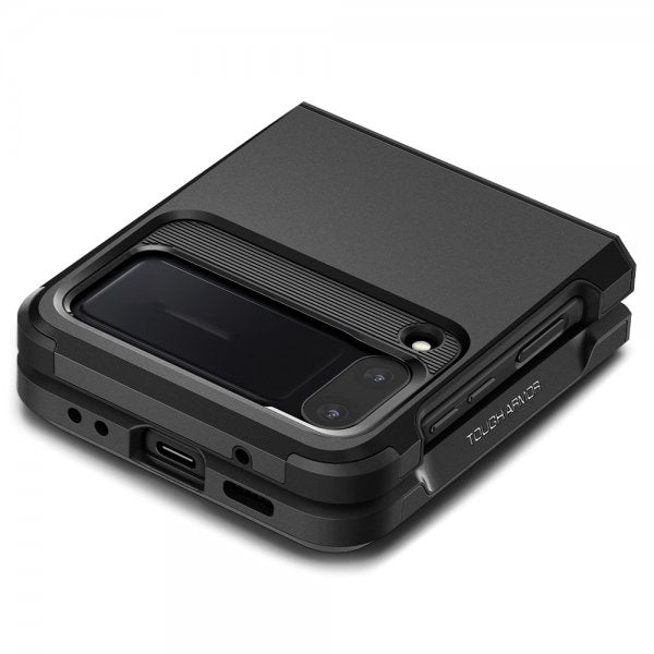 Spigen Samsung Galaxy Z Flip 4 Deksel Tough Armor Svart