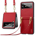 Sulada Samsung Galaxy Z Flip 4 Deksel Treasure Box Series Rød