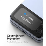 Ringke Samsung Galaxy Z Flip 4 Skjermbeskytter Cover Display Protector Glass 3-pack