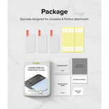 Ringke Samsung Galaxy Z Flip 4 Skjermbeskytter Cover Display Protector Glass 3-pack