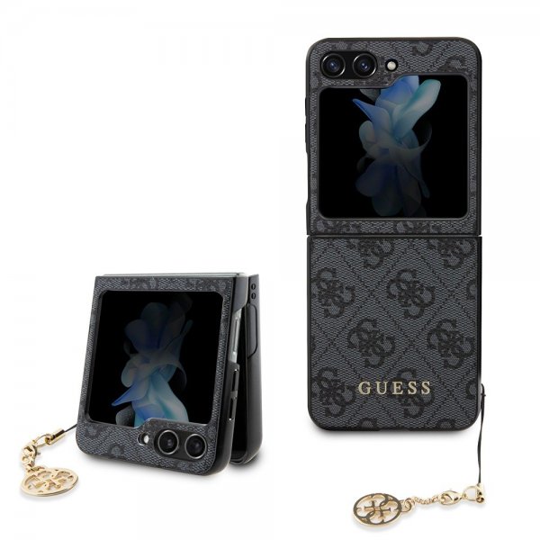 Guess Samsung Galaxy Z Flip 5 Deksel 4G Charm Grå