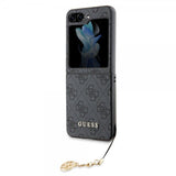 Guess Samsung Galaxy Z Flip 5 Deksel 4G Charm Grå