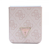 Guess Samsung Galaxy Z Flip 5 Deksel 4G Metal Triangle Strass Rosa