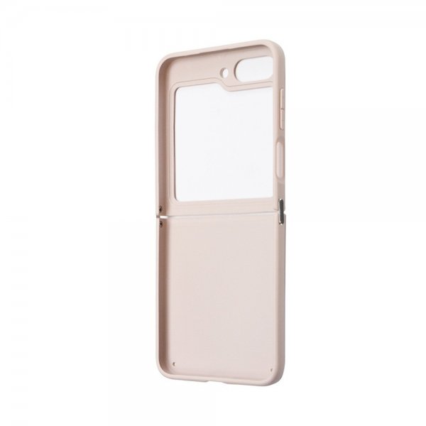 Guess Samsung Galaxy Z Flip 5 Deksel 4G Metal Triangle Strass Rosa