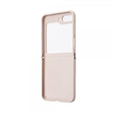 Guess Samsung Galaxy Z Flip 5 Deksel 4G Metal Triangle Strass Rosa