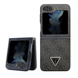 Guess Samsung Galaxy Z Flip 5 Deksel 4G Metal Triangle Strass Svart