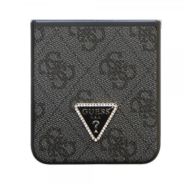 Guess Samsung Galaxy Z Flip 5 Deksel 4G Metal Triangle Strass Svart