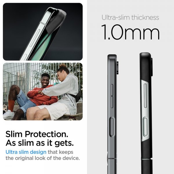 Spigen Samsung Galaxy Z Flip 5 Deksel Air Skin Svart