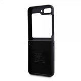 BMW Samsung Galaxy Z Flip 5 Deksel Carbon Effect Metal Logo Svart