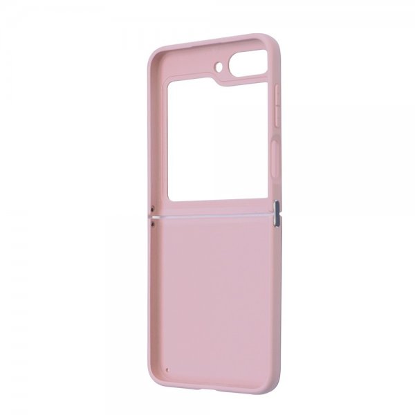 Guess Samsung Galaxy Z Flip 5 Deksel Glitter Flakes Metal Logo Rosa