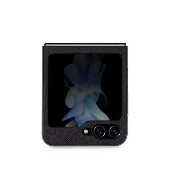 Karl Lagerfeld Samsung Galaxy Z Flip 5 Deksel NFT Karl & Choupette Pin Saffiano Svart