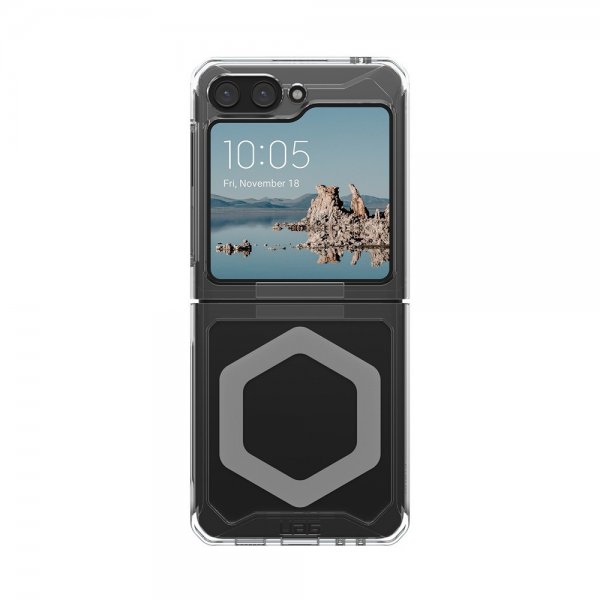 Urban Armor Gear (UAG) Samsung Galaxy Z Flip 5 Deksel Plyo Pro MagSafe Ice/Silver