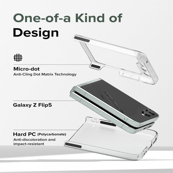 Ringke Samsung Galaxy Z Flip 5 Deksel Slim Matte Clear