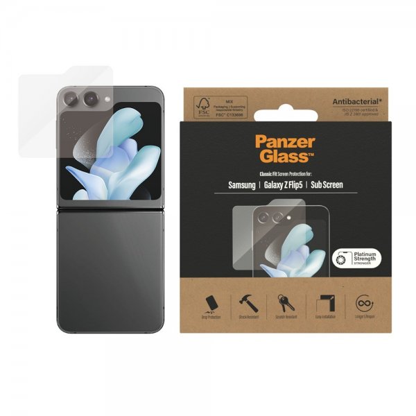 PanzerGlass Samsung Galaxy Z Flip 5 Skjermbeskytter Classic Fit