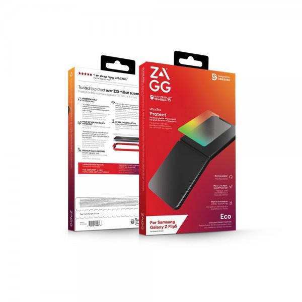 Zagg InvisibleShield Samsung Galaxy Z Flip 5 Skjermbeskytter Ultra Eco