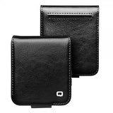 Qialino Samsung Galaxy Z Flip 6/Flip 7 FE Etui Ekte Skinn med Flipp Svart