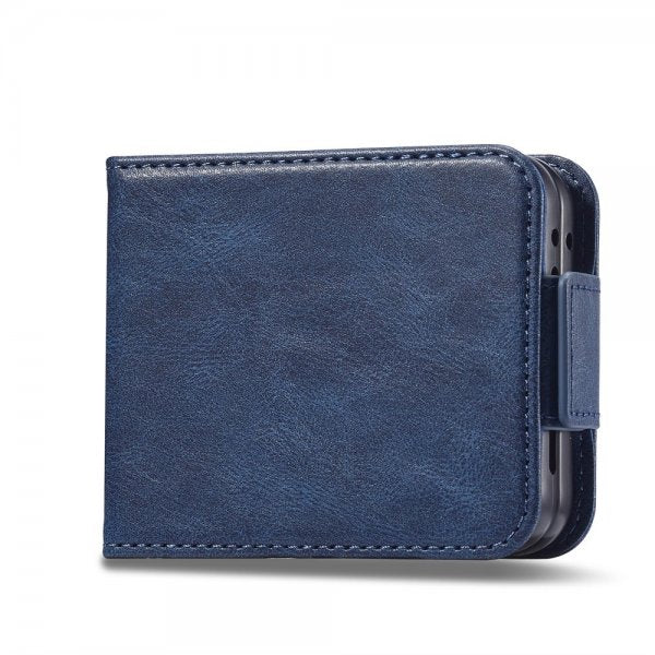 Lc.Imeeke Samsung Galaxy Z Flip 6/Flip 7 FE Etui med Kortlomme flipp Blå