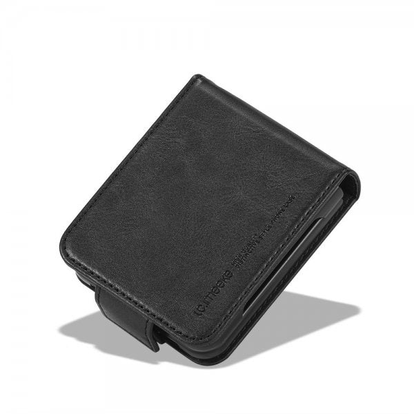 Lc.Imeeke Samsung Galaxy Z Flip 6/Flip 7 FE Etui med Kortlomme flipp Svart