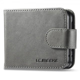 Lc.Imeeke Samsung Galaxy Z Flip 6/Flip 7 FE Etui med Kortlomme stativfunksjon Grå