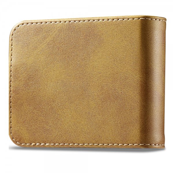 Lc.Imeeke Samsung Galaxy Z Flip 6/Flip 7 FE Etui med Kortlomme stativfunksjon Lysebrun
