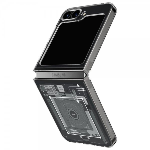 Spigen Samsung Galaxy Z Flip 6/Galaxy Z Flip 7 FE Deksel Air Skin Zero One Svart