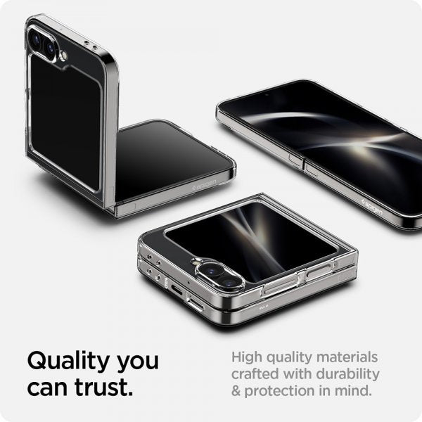Spigen Samsung Galaxy Z Flip 6/Galaxy Z Flip 7 FE Deksel Air Skin Zero One Svart