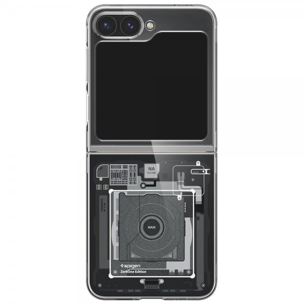 Spigen Samsung Galaxy Z Flip 6/Galaxy Z Flip 7 FE Deksel Air Skin Zero One Svart