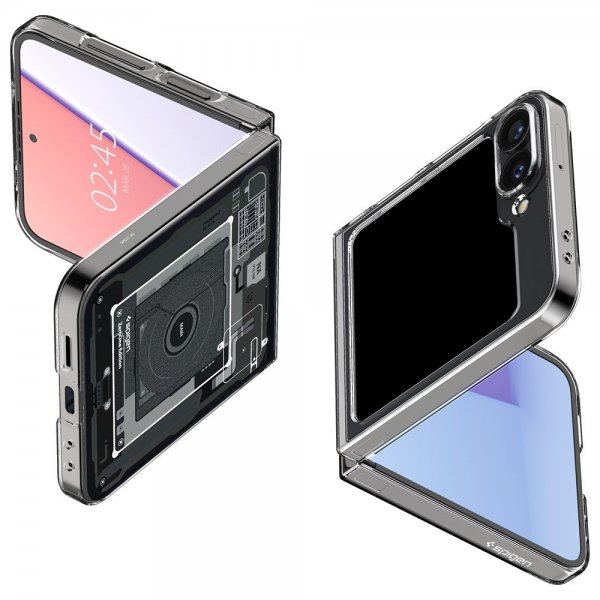 Spigen Samsung Galaxy Z Flip 6/Galaxy Z Flip 7 FE Deksel Air Skin Zero One Svart