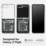 Spigen Samsung Galaxy Z Flip 6/Galaxy Z Flip 7 FE Deksel Air Skin Zero One Svart