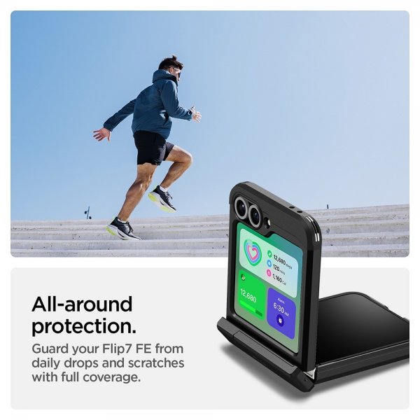 Spigen Samsung Galaxy Z Flip 6/Galaxy Z Flip 7 FE Deksel Tough Armor Pro MagFit Svart