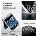 Spigen Samsung Galaxy Z Flip 6/Galaxy Z Flip 7 FE Deksel Ultra Hybrid Pro MagFit Clear White
