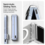 Spigen Samsung Galaxy Z Flip 6/Galaxy Z Flip 7 FE Deksel Ultra Hybrid Pro MagFit Clear White