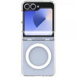 Spigen Samsung Galaxy Z Flip 6/Galaxy Z Flip 7 FE Deksel Ultra Hybrid Pro MagFit Clear White
