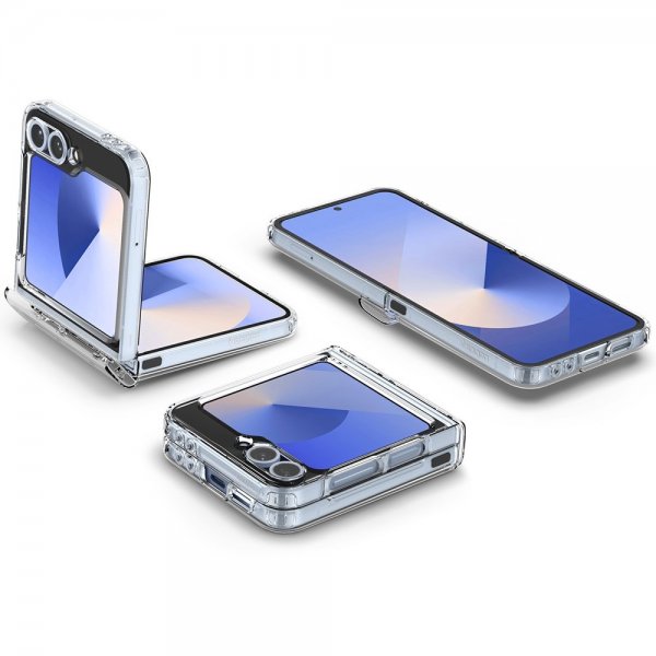Spigen Samsung Galaxy Z Flip 6/Galaxy Z Flip 7 FE Deksel Ultra Hybrid Pro MagFit Clear White