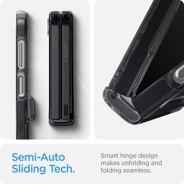 Spigen Samsung Galaxy Z Flip 6/Galaxy Z Flip 7 FE Deksel Ultra Hybrid Pro Zero One Svart