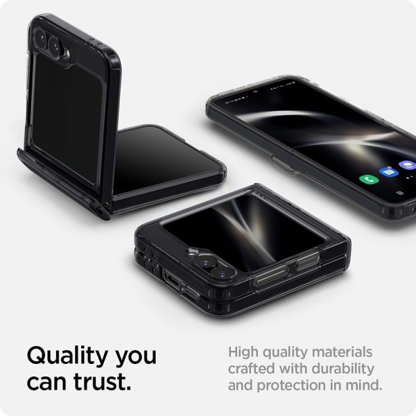 Spigen Samsung Galaxy Z Flip 6/Galaxy Z Flip 7 FE Deksel Ultra Hybrid Pro Zero One Svart