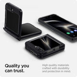 Spigen Samsung Galaxy Z Flip 6/Galaxy Z Flip 7 FE Deksel Ultra Hybrid Pro Zero One Svart