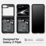 Spigen Samsung Galaxy Z Flip 6/Galaxy Z Flip 7 FE Deksel Ultra Hybrid Pro Zero One Svart