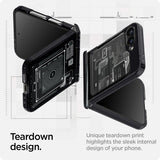 Spigen Samsung Galaxy Z Flip 6/Galaxy Z Flip 7 FE Deksel Ultra Hybrid Pro Zero One Svart