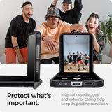 Spigen Samsung Galaxy Z Flip 6/Galaxy Z Flip 7 FE Deksel Ultra Hybrid Pro Zero One Svart